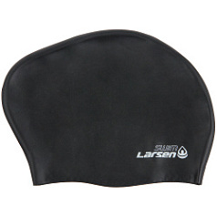 Шапочка плавательная для длинных волос Larsen LC-SC802 черная