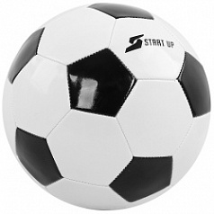 Мяч футбольный любительский Start Up E5122 белый/черный