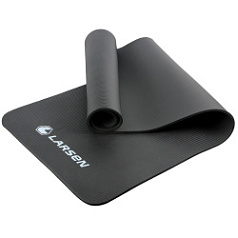 Коврик для фитнеса и йоги Larsen NBR ECE 069 Black 183 х 61 х 1 см
