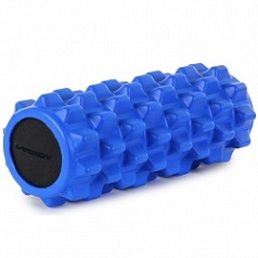 Цилиндр рельефный для фитнеса Larsen EG03 синий