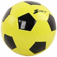 Мяч футбольный любительский Start Up E5122 лайм/черный